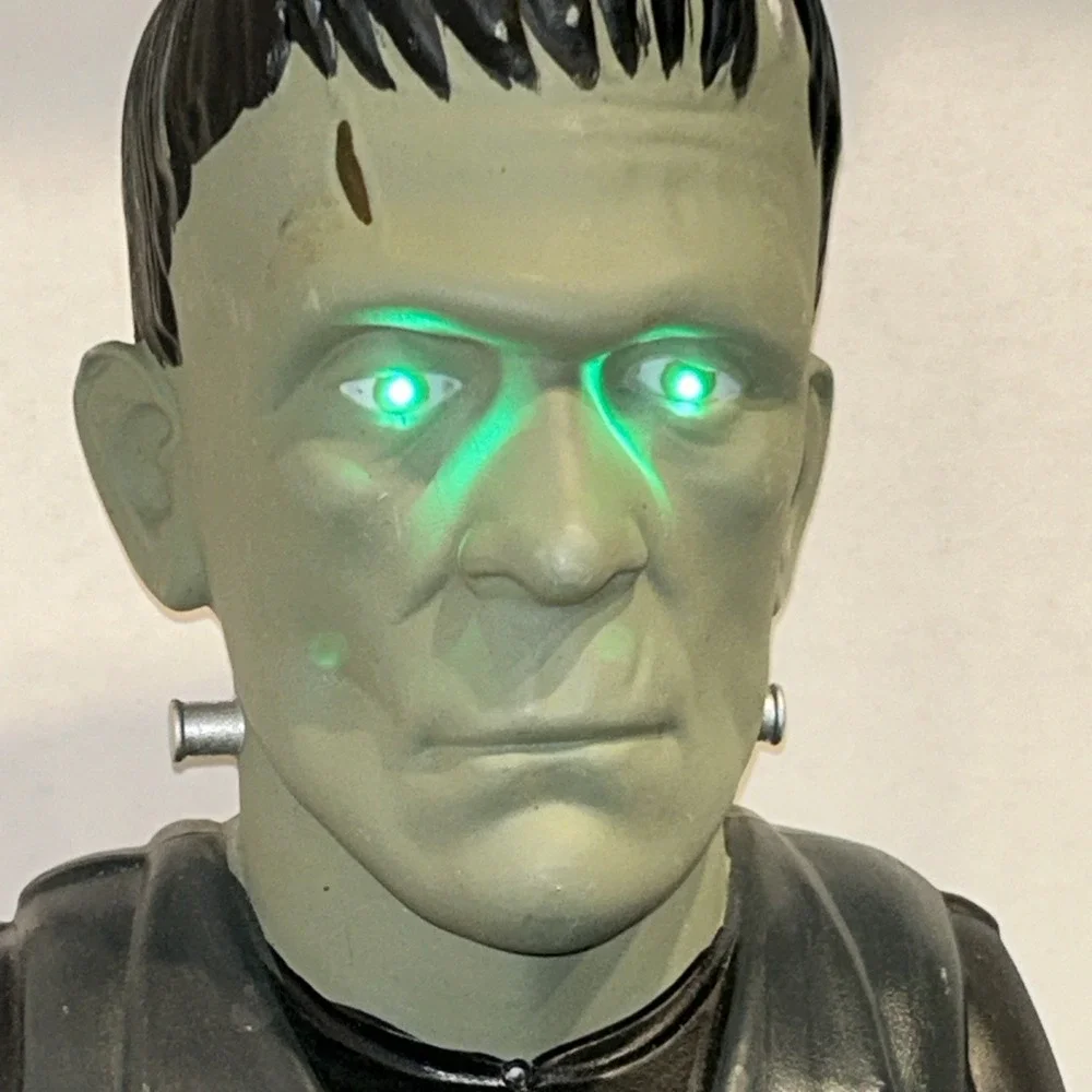 Universal Monsters Frankenstein Animated Halloween‎ Candy Bowl Works Gemmy